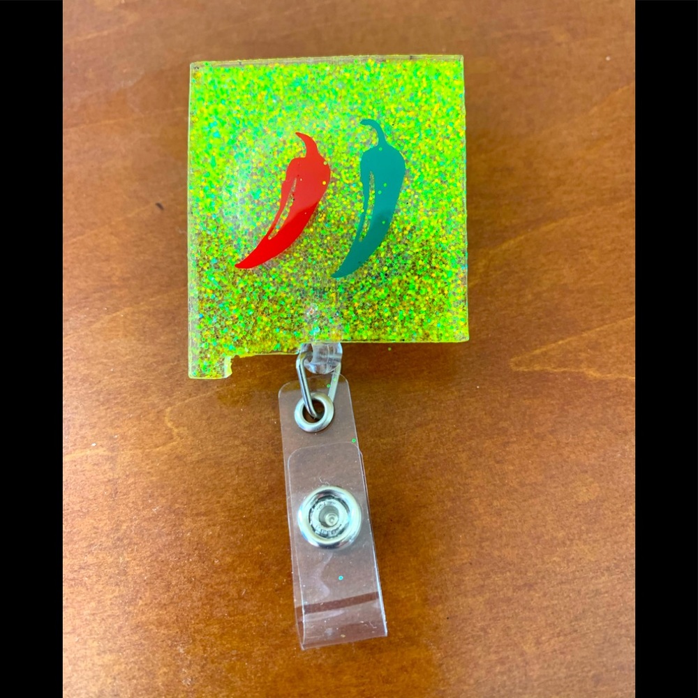 New Mexico shaped Badge Reel